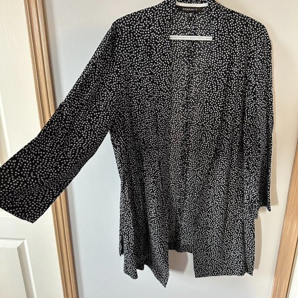 Flowly black kimono style blazer - Picture 2 of 3